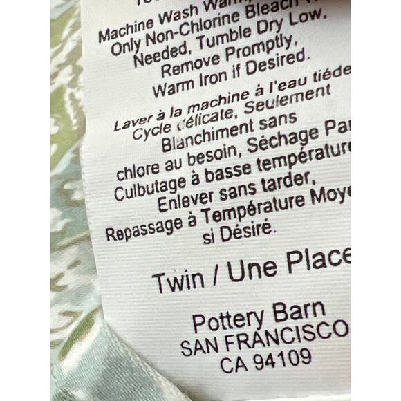 Pottery Barn Sienna Paisley Twin Cotton  Duvet Cover - Picture 8 of 8